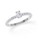 Verlobungsring Hidden Halo Oval Platin RU-1902