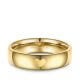 Partnerring Trauringe Edelstahl Gold Herz Marrya ES-30