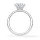 Hollywood Ring Brillant Weißgold Rubin 1888