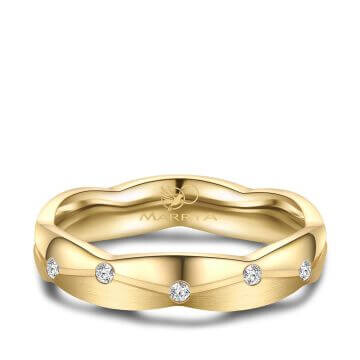Partnerring Ehering Titan Gold Marrya TI-28