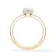 Ring Hidden Halo Gelbgold Rubin 1900
