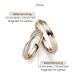 Trauringe Haselnussgold Brillant AG31333