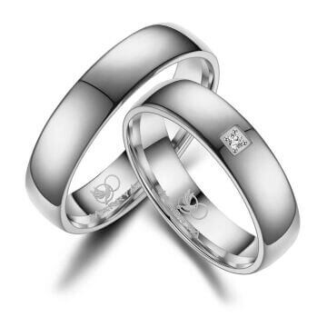 Trauringe Partnerringe Titan Zirkonia TI-30