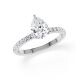 Ring Veiled Halo Tropfen Diamant Platin Rubin 1894
