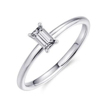 Ring Silber mit Baguette Zirkonia Gisser R417