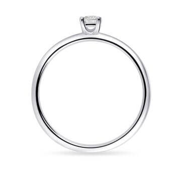 Ring Silber mit Baguette Zirkonia Gisser R417 Profil