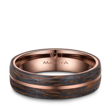 Herrenring Carbon Bronce Design CB-02